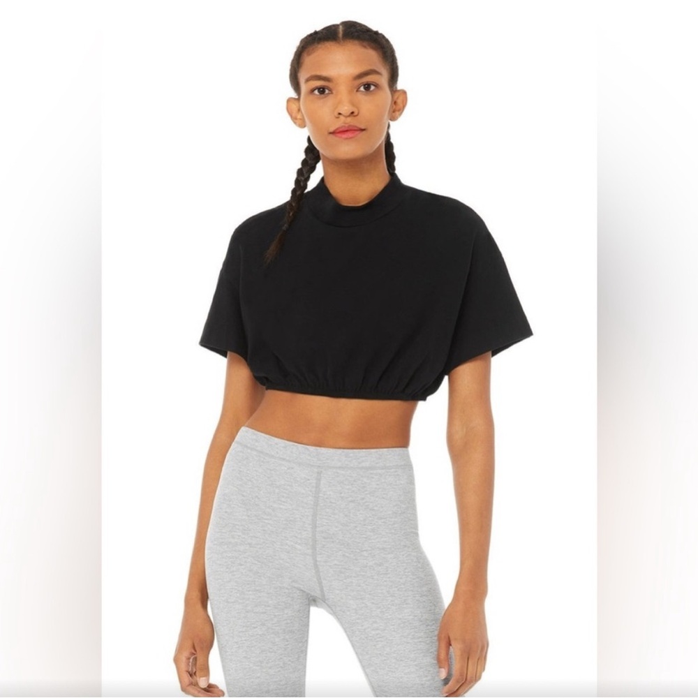 ALO Yoga Black Crop Top